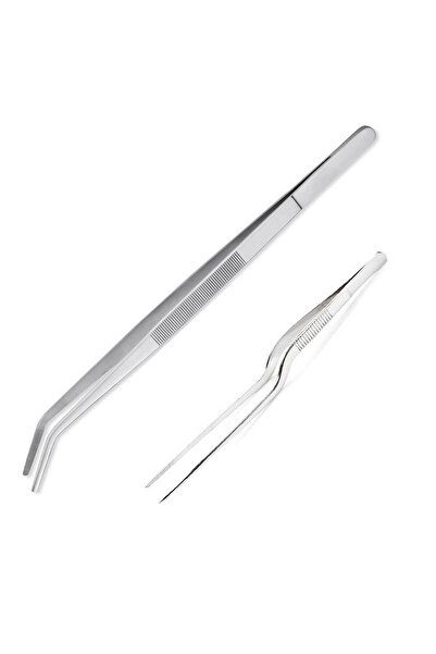 Gurme Chef ديكور الشيف الاحترافي - مجموعة ملاقط مكونة من قطعتين