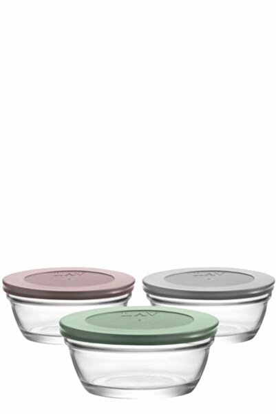 LAV Master 3 Adet Cam Saklama Kabı