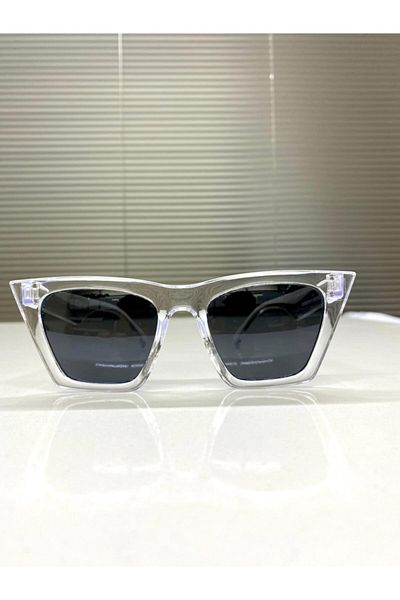 Makro Optik Women's Cat Eye Transparent Sunglasses