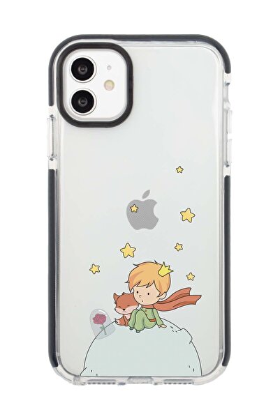 shoptocase Iphone 12 Kenar Korumalı Anti Shock Küçük Prens-031 Desenli Telefo...