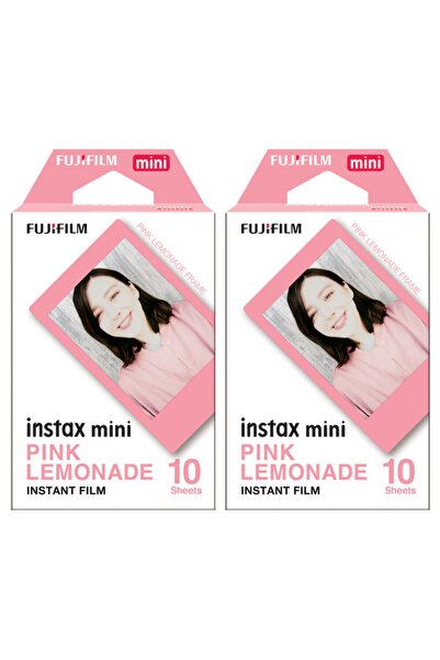 Fujifilm Instax Mini Pink Lemonade 10x2 Film Seti