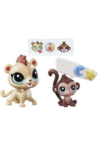 Littlest Pet Shop Minish And Cub Masai Manely,abiu Arbor Original Minishes Lps
