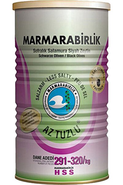MarmaraBirlik M.birlik (s) 291-320 Az Tuzlu Doğal Salamura Sulu Teneke 800 Gr