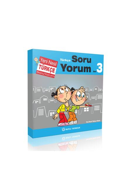 Mutlu Yayıncılık 3. Sınıf Türkçe Yeni Nesil Soru Yorum / Kolektif / Mutlu Yay...