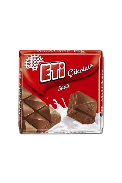 Eti Çikolata Sütlü Kare 65 g x 10 Adet