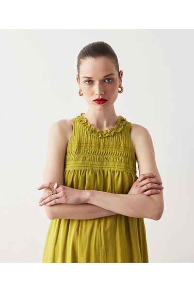 İpekyol Kleid - Grün - A-Linie
