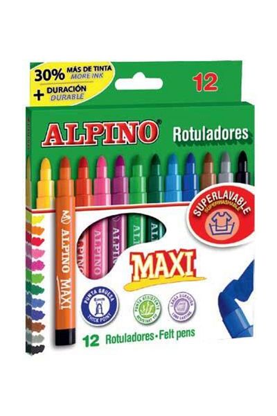 Alpıno Alpino Ar- 000006   Maxi Felt Pen Set of 12
