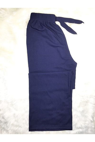 Altınay Flared Leg Pocketless Viscose Women's Pajama Bottoms Is5
