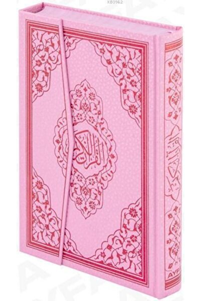 Ayfa Basın Yayın Kur'an I Kerim (ayfa 124p, Rahle Boy, Gül Desenli, Pembe, Ci...