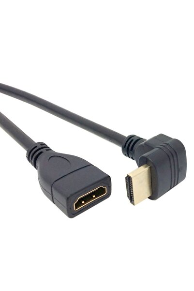 Alfais Sbl Al-4666 HDMI Dişi Erkek Uzatma 90 Derece Dirsek Kablosu, 0.5 Metre SBLShop1 1064356