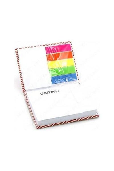 Umur ملاحظات 125 ورقة 4 قطع هندسية حمراء