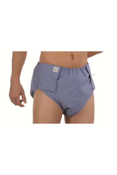 CARETEX Defend Heavy Absorbent, Antiallergic, Washable Men's Absorbent Panties for Reclining Patient White 2Xl-3Xl