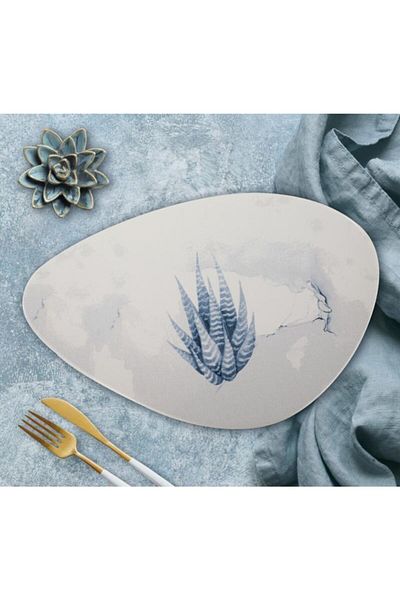 Keramika Oscar 35 Cm - Matte White Serving Plate 19864