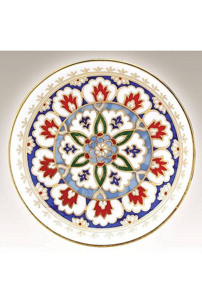 Kütahya Porselen Hand Decorated Plate Decoration No 01171 13 cm