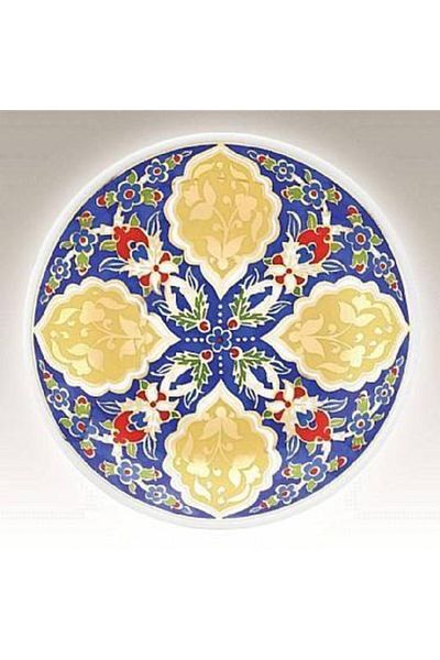 Kütahya Porselen 13 Cm Hand Decorated Plate Decoration No 03880