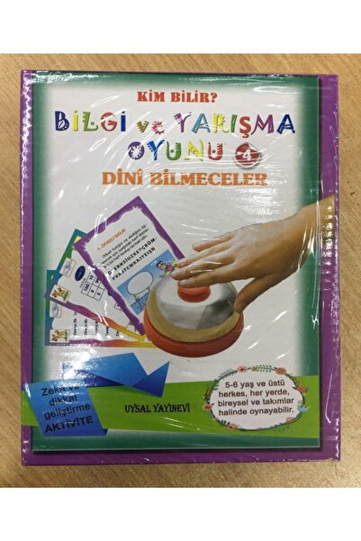 Uysal Yayınevi Kim Bilir 4, Bilgi Ve Yarışma Oyunu, Dini Bilmeceler, Soruyu Bil Zile Bas