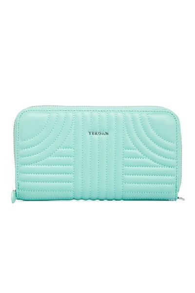 Tergan Blue Leather Women's Wallet 05800p5o