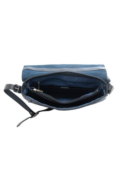 Tergan Navy Blue Unisex Briefcase 21250a38