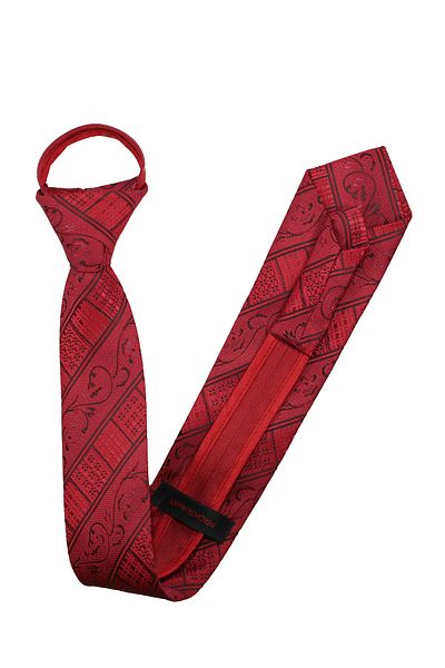 PROKRAVAT Checked Zippered Tie