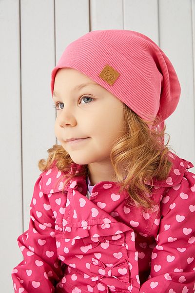 Babygiz Baby Girl Child Pink Hat Beanie Handmade Comfortable Skin-friendly 100% Cotton Camisole