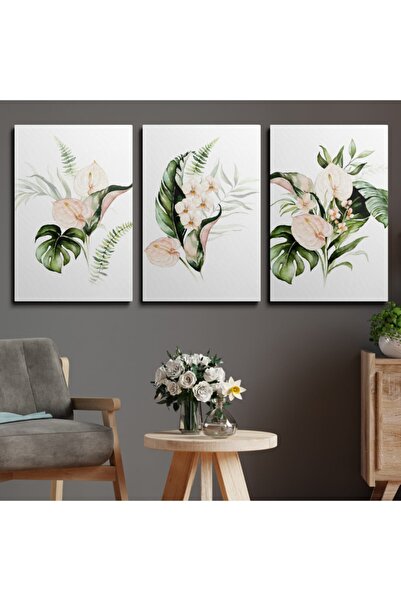 HOMEPACK Pictură murală pe pânză Set de 3 picturi pe pânză Hp101