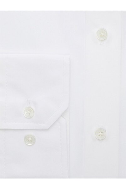 EMNANA Beyaz Slim Fit Gömlek