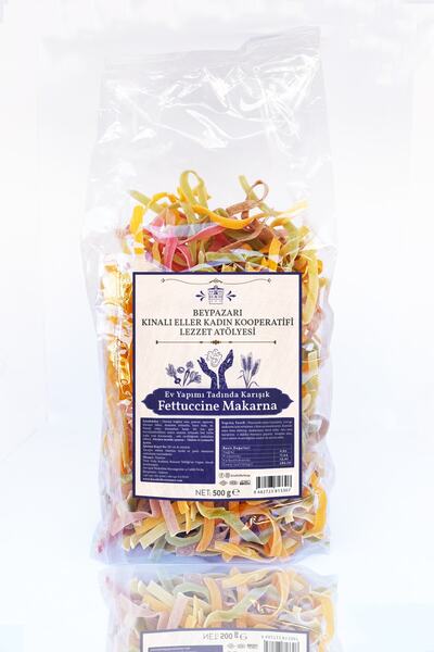 Kınalı Eller Kadın Kooperatifi Beypazarı Ev Usulü Karışık Sebzeli Fettucine M...