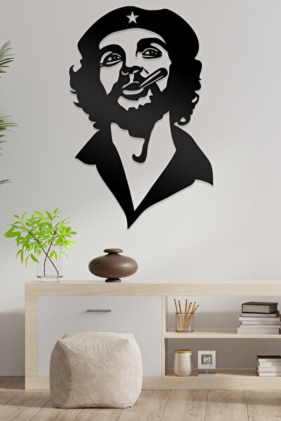 AHWALL Διακοσμητικό Ξύλινο Τραπέζι Τσε Γκεβέρα