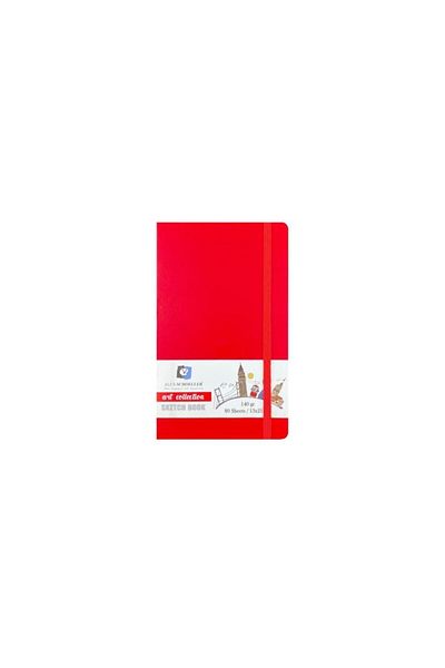 Alex Schoeller Sketch Book 13 X 21 Cm. 80 Ed. 140 gr. Upright Red Alx-9284