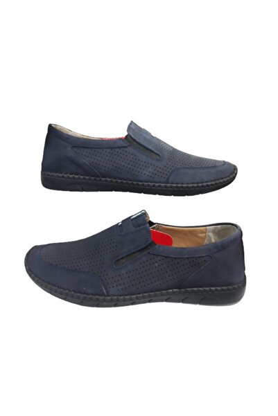 MYM Ayakkabı My079-020 Pantofi de mers zilnic din piele albastru bleumarin pe...