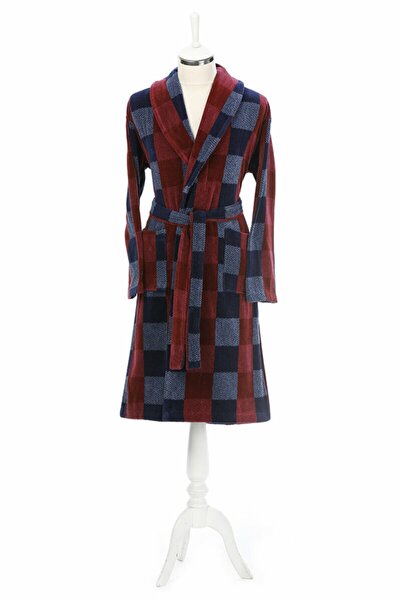 Özdilek رداء حمام بياقة شال مخملي من هاواي تروفا