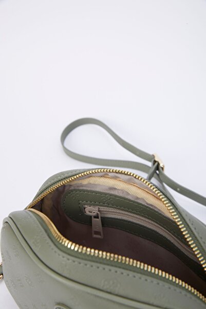 Pierre Cardin Green Print Women's Shoulder Bag 05Po22Y1543