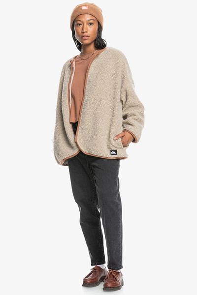 Quiksilver Συλλογή UNI - Ανδρική φούτερ με φερμουάρ, 100% ανακυκλωμένο πολυύφασμα