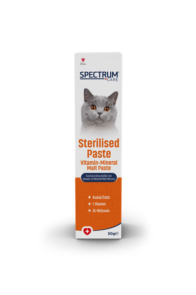 Spectrum Sterilised Paste Kısırlaştırılmış Kediler İçin Vitamin ve Mineralli Malt Macunu 30 gr