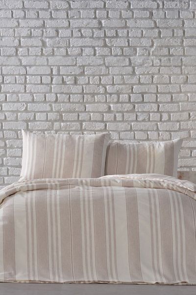 Doqu Home Σετ Παπλωματοθήκη Μονό Novela Σειρά Βαμμένη με νήματα