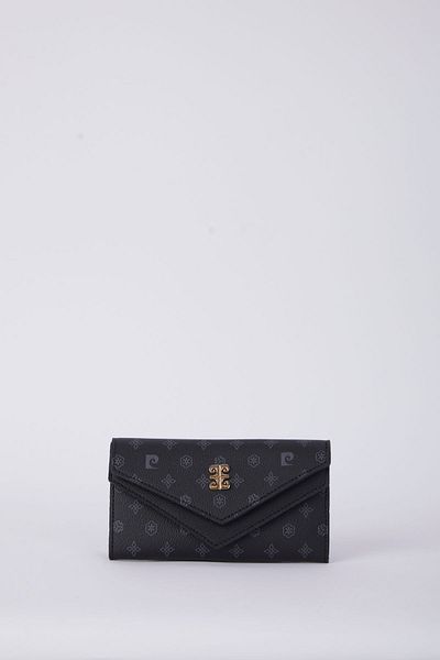 Pierre Cardin Black Monogram Women's Portfolio & Clutch Bag 06PO23K1419
