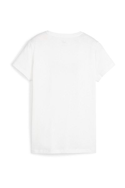 Puma Women's White Printed T-Shirt