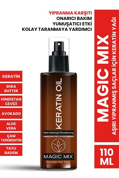 PROCSIN Magic Mix Keratin Oil - For Extreme Damaged Hair, 110 ml