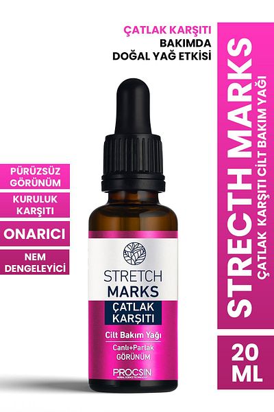 PROCSIN 20 ml Stretch Marks - Anti-Stretch Mark Skin Care Oil