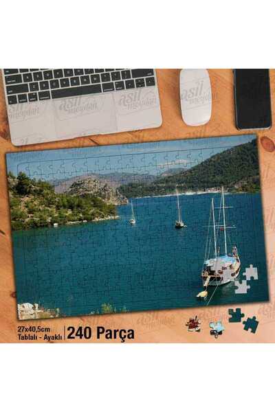 Genel Markalar Asil Hobi Tekne - Deniz - Yelken - Manzara - Doğa Yapboz -Ayak...