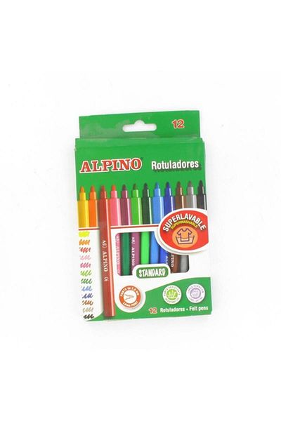 Alpıno 12 Colored Felted Crayons