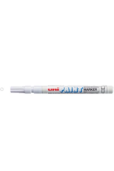 UNİ-BALL Uni-ball Marker Painting Pen Paint Marker 0.8-1.2 Mm White (PACK OF 12)