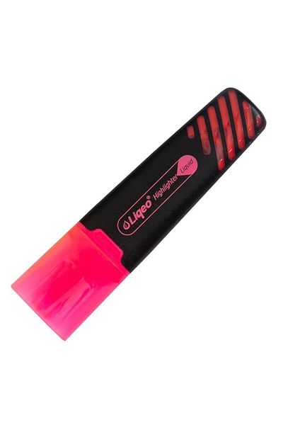 Liqeo Athens Highlighter Pink Highlighter Marker (PACK OF 12)