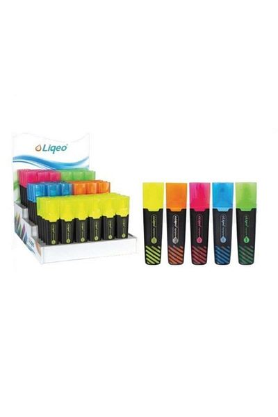 Liqeo Athens Highlighter Marker (1 STAND 144 PIECES)