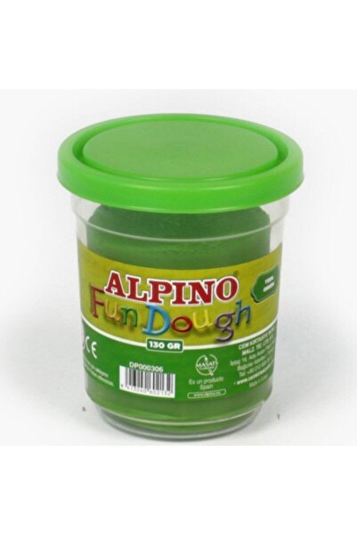 Alpıno عجينة لعب ألبينو 130 جرام عجينة لعب خضراء فاتحة