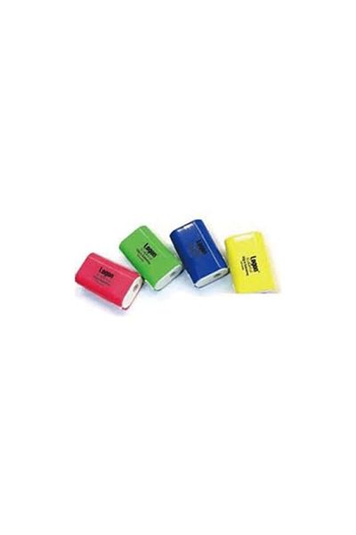 Logon Pencil Sharpener with Eraser 4 Colors Pencil Sharpener with Eraser 24 Pieces