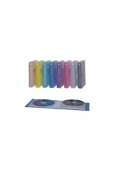 Comix Cd Box 48 Pieces Cd Box Cd Bag Transparent Colors