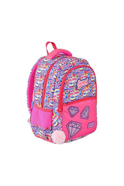 MUGGLE Sweet Pink - Rucsac pentru școală și școală primară pentru fete