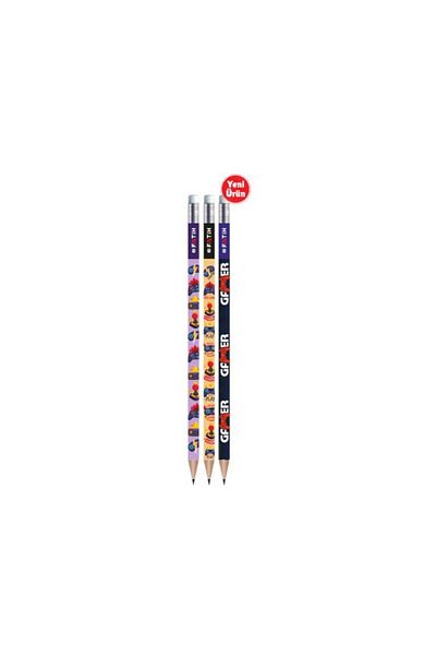 Fatih Pencil Gamer Pencil with Eraser (PACK OF 72)