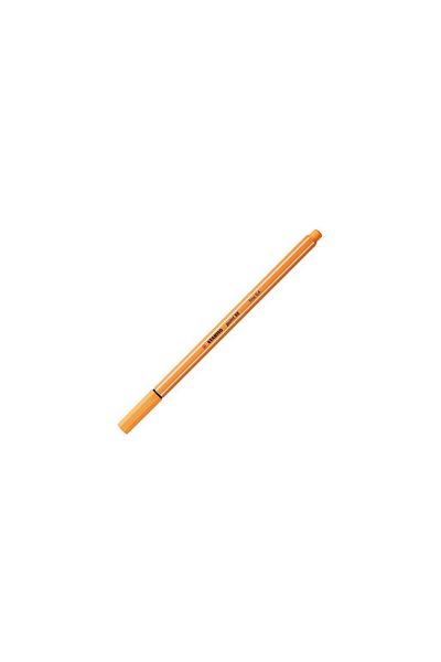 Stabilo 0.4 Mm Daisy Orange Fine Felt Tip Pen - 88 Point (PACK OF 10)
